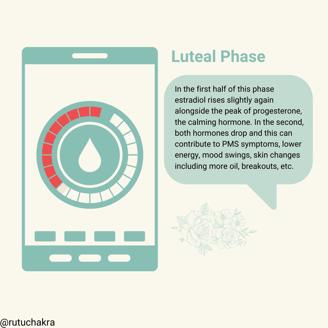 rutuchakra's tweet photo. Did you know that your #menstrualcycle and your #periods are two different things? In fact, the #period is only the first phase of your menstrual cycle. Your menstrual cycle has 4 phases, one leading into next.
#menstruation #menstruationmatters #periodpositive #menstrualhealth https://t.co/6vK9g3lPGb