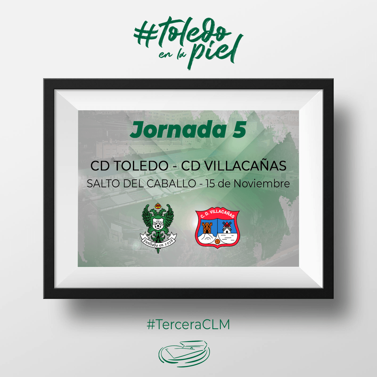CD_Toledo's tweet photo. 📺 El #CDToledo - @cd_villacanas podrá verse en #CDTTV
🔗 https://t.co/NuIPmv5HoS
🎟️ Abonados y Carnet Streaming CDT: Gratis
🎫 Resto de público: 3,49 €
#ToledoEnLaPiel 💚⚪️ https://t.co/ASeTViyY5q