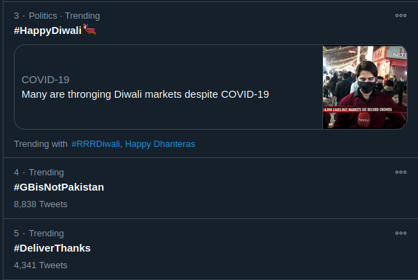 DaftaryHet's tweet photo. Awesome work my friends. 
Let's get it to number 1 and speak up the truth.  
#GBisNotPakistan 
#POKisNotPakistan
#POK_is_Indian_Territory https://t.co/FSzdBYteEf