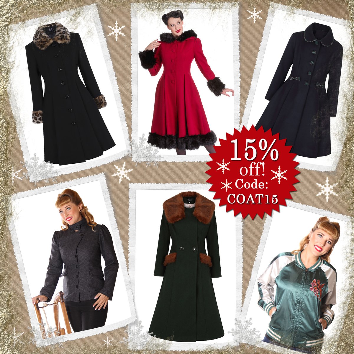 suicideglam's tweet photo. This weekend! 🧥
We give you 15% discount on all jackets &amp; coats in our online store https://t.co/9s75Hp8Nl7
Discount code: COAT15
Promotion period 13.11.2020 until 15.11.2020 #Rockabilly #retroCoat #Discount #Wintercoat #RockabillyOnlineshop #fifteenpercentoff #fashionstyle https://t.co/ECFZvNdKuV