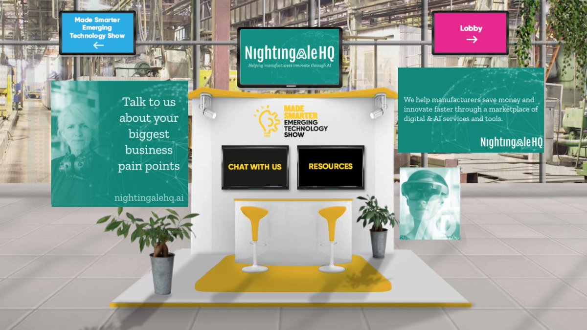 nightingalehqai's tweet image. Come and visit our booth at the @MadeSmarterUK #EmergingTechShow today for the final day of #DigiMfgWeek!

You can still register here: digital-manufacturing-week.com