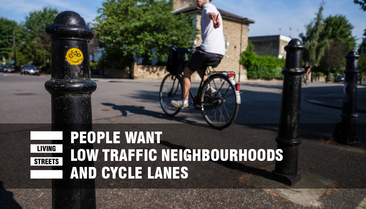  People want LTNs and cycle lanes, and opposition has been inflated. People overestimate other people’s opposition to walking and cycling infrastructure. Concerns about new infrastructure are quickly overcome when people see the benefits. https://www.livingstreets.org.uk/ltns 