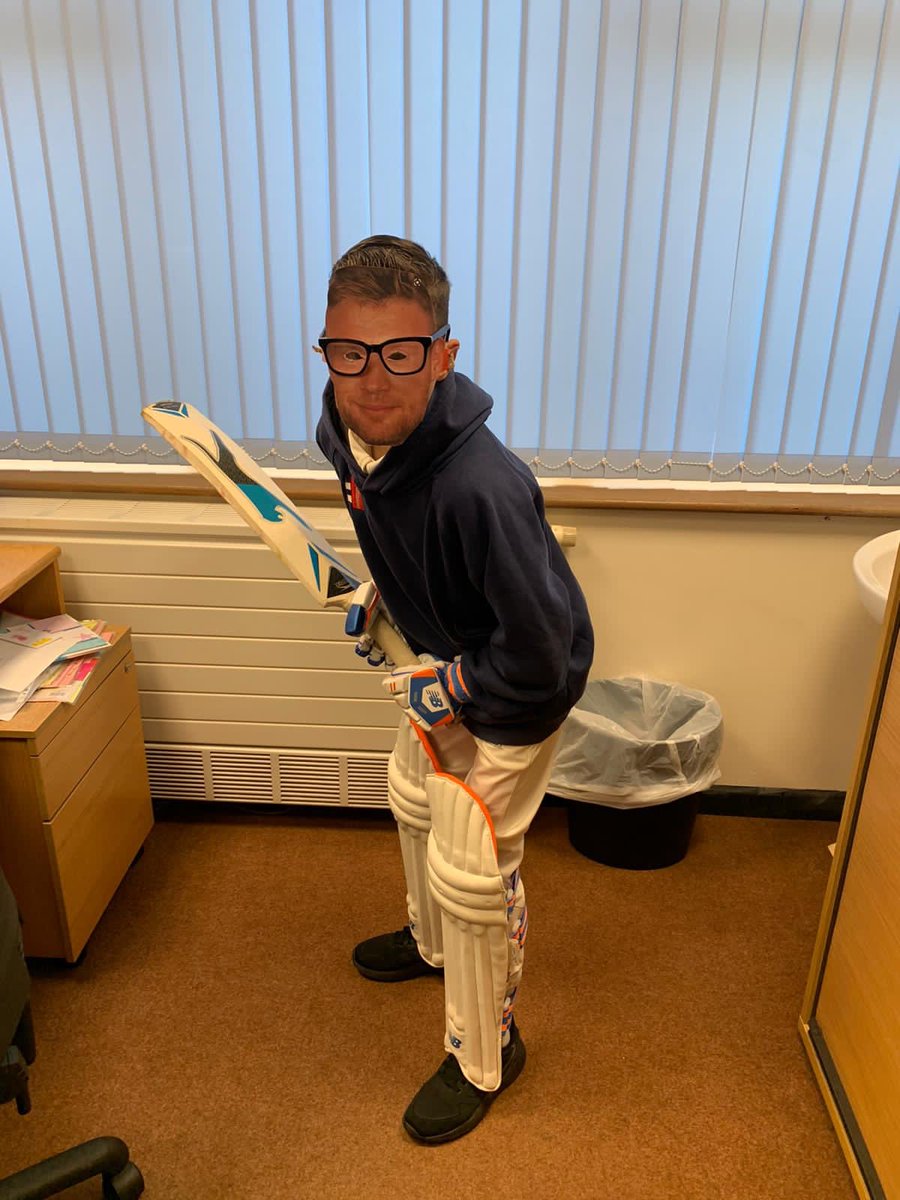 joefingers1's tweet photo. Morning ⁦@flintoff11⁩, my lad had to dress up as his hero for school today and he chose you. Just thought I’d share. 👍🏻 https://t.co/Xduk7cVgMB