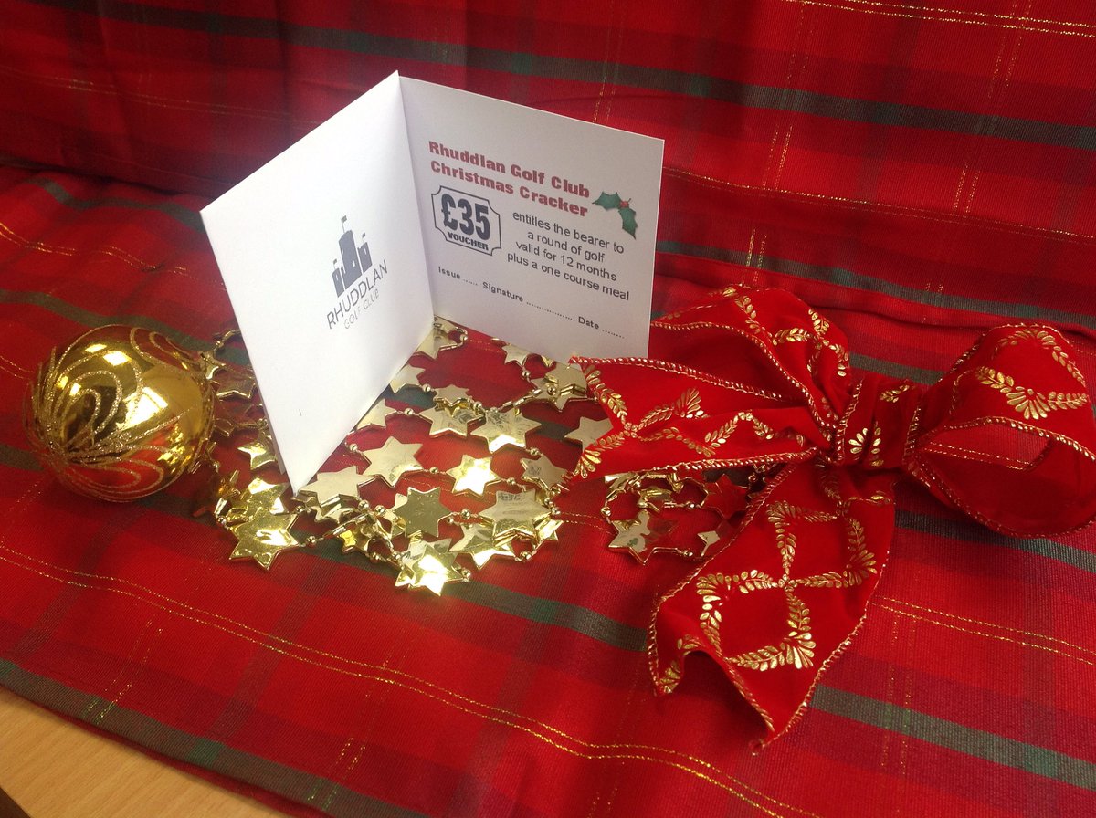 Stuck for that personalised gift for a Golfer this Christmas get in touch we have the ideal gift 01745 590217 🎅