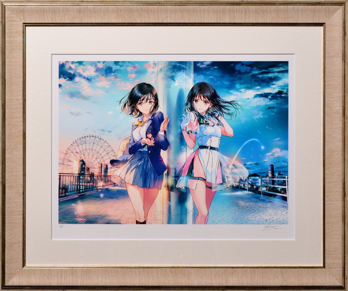 EX-VISIONS 版画 Tiv 心を繋ぎたくて、星を追いかけて EX-VISIONS 版画 Tiv 心を繋ぎたくて、星を追いかけて
