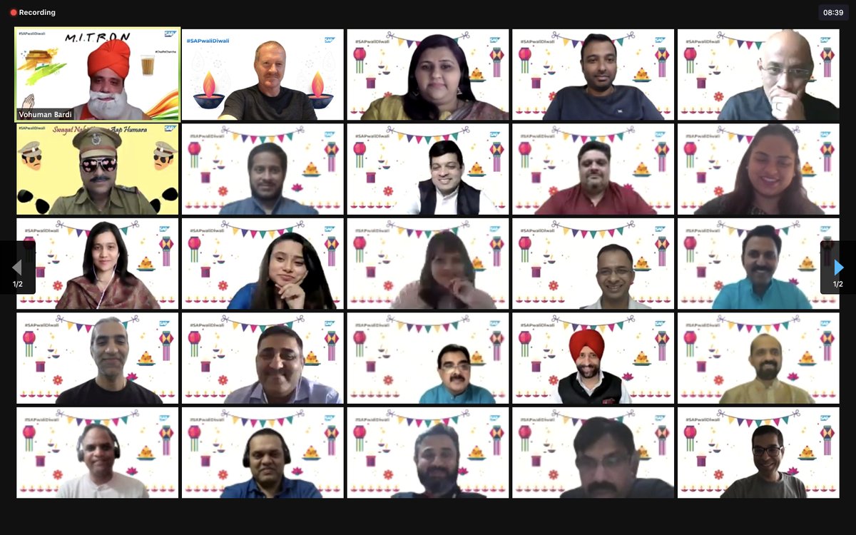 pmmarriott's tweet photo. Wishing all my amazing friends &amp; colleagues in India a HAPPY DEEPAVALI!!! The mantra of light over darkness, good over evil &amp; knowledge over ignorance, is a wonderful way to lead our lives! Thank you for this learning 🙏 #Deepavali #HappyDiwali @LifeatSAP https://t.co/WxTLlmYpvK