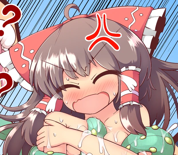 いつものように触手さんに襲われる霊夢ちゃん 