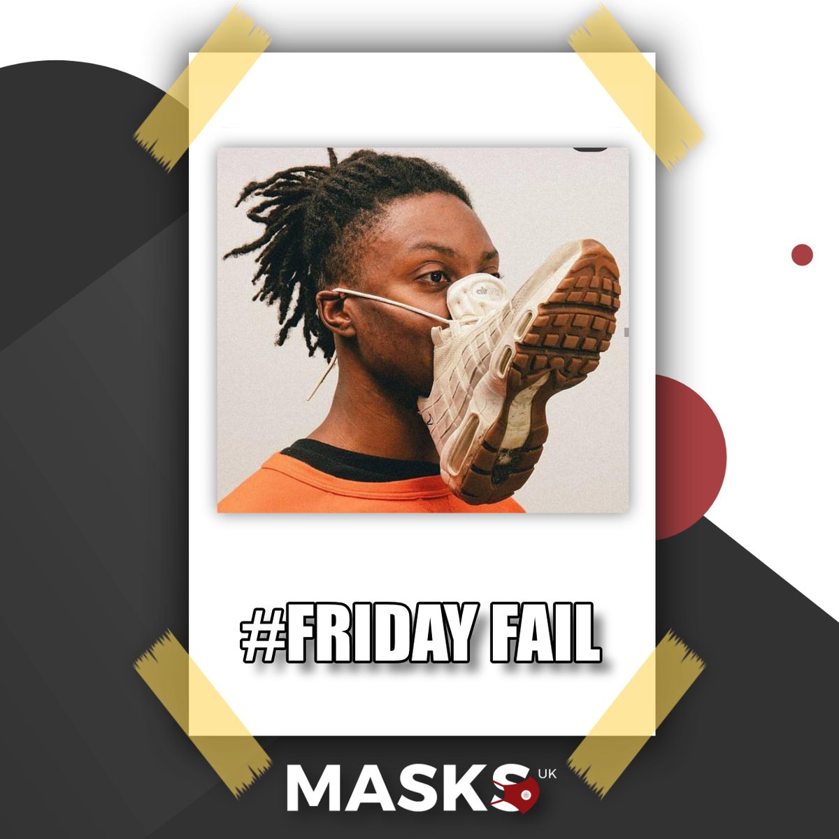 MasksukOfficial's tweet photo. #FridayFail This one is poor on quite a few levels... also cannot imagine it smelling too nice!! 😜

Keep yourself protected &amp; buy a MasksUK face covering with Nanotechnology! 

What's the worst #FaceMaskFail you've seen? Comment below  👇
#SafeScienceStyle #MasksUK #WearAMask 😷 https://t.co/4bRiDN2VGm