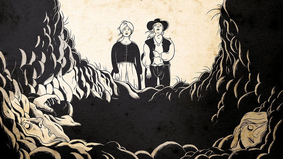 HOME_mcr's tweet photo. It's the only plague we're pleased to see more of - Nick Burton's Our Plague Year weekly online comic will return in December with more adventures from the villagers of our fictionalised version of Eyam. Find out more, here: https://t.co/eaeChd9Dwk https://t.co/RtF5ycGncV