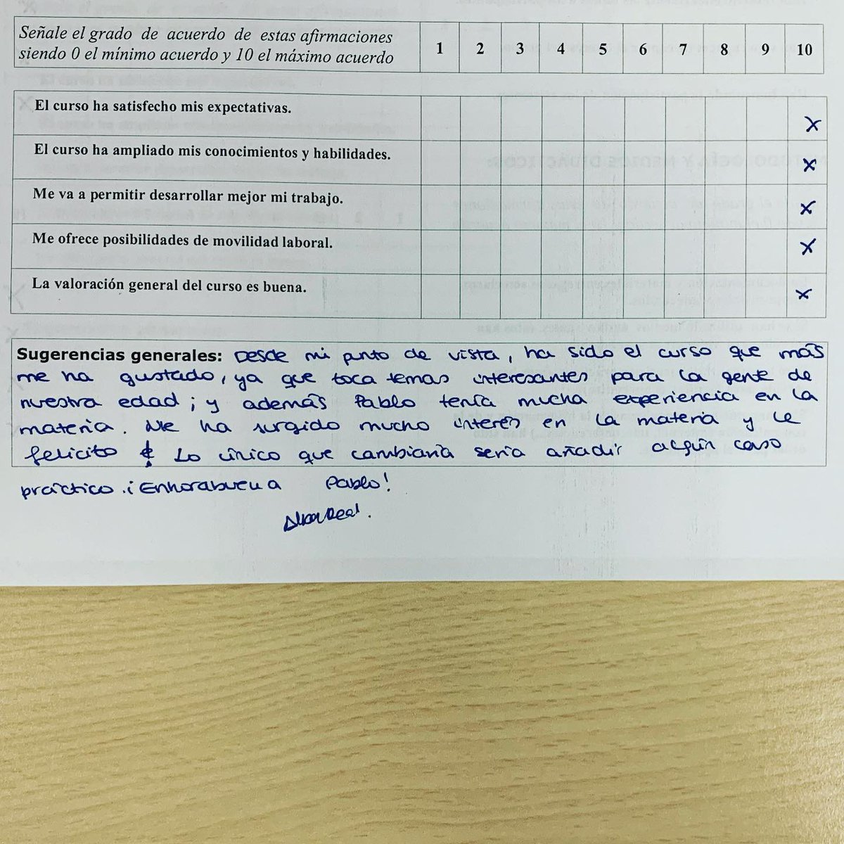 tme_tp's tweet photo. Que te dejen valoraciones como estas cuando acabas un curso de Marketing Digital te hace sentirte muy realizado 😊😊
#MarkeThinking #FormaciónOnline #FormaciónPresencial #MarketingDigital https://t.co/fIKOzAbqJL