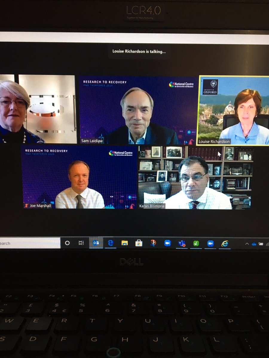 jane_townend1's tweet photo. Virtually attending NCUB Taskforce R&amp;D report launch @NCUBtweets https://t.co/y2PUYWJU41