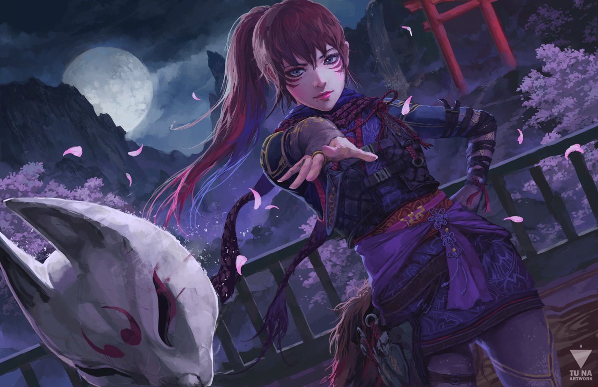 byTuNa's tweet image. @TEKKEN 
Kunimitsu fanart! 
Welcome her to Tekken 7!
#Kunimitsu #Tekken7 #FANART