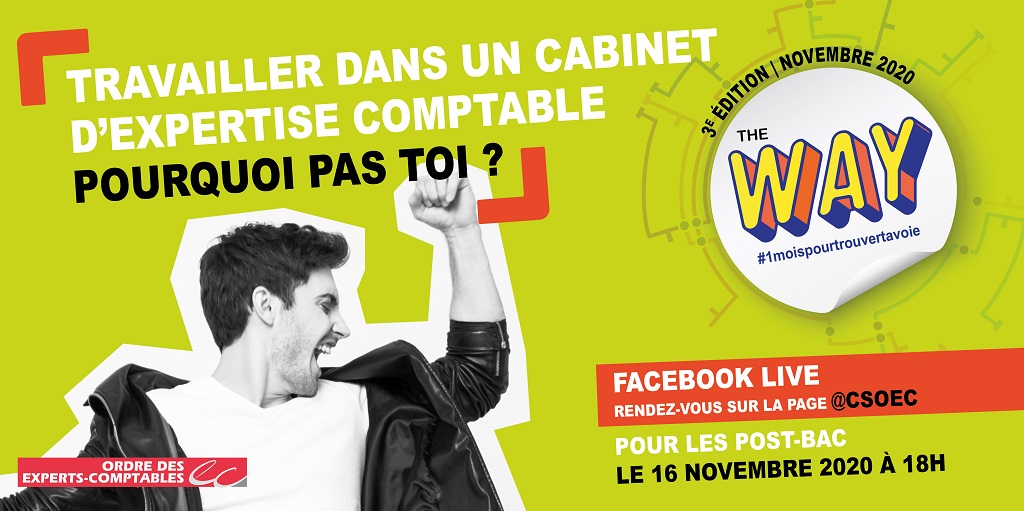 CSOEC's tweet photo. #FacebookLive | Tu veux découvrir un nouveau #métier ⁉
Découvre le métier d'#ExpertComptable !
💁le 16/11 si tu as entre 18 et 24 ans
↘ https://t.co/RWd0YuPozY 
💁‍♀️‍le 18/11 si tu as entre 14 et 18 ans
↘ https://t.co/GKRpsmzLtn

#1moispourtrouvertavoie  #orientation https://t.co/DcUgtZwe6z