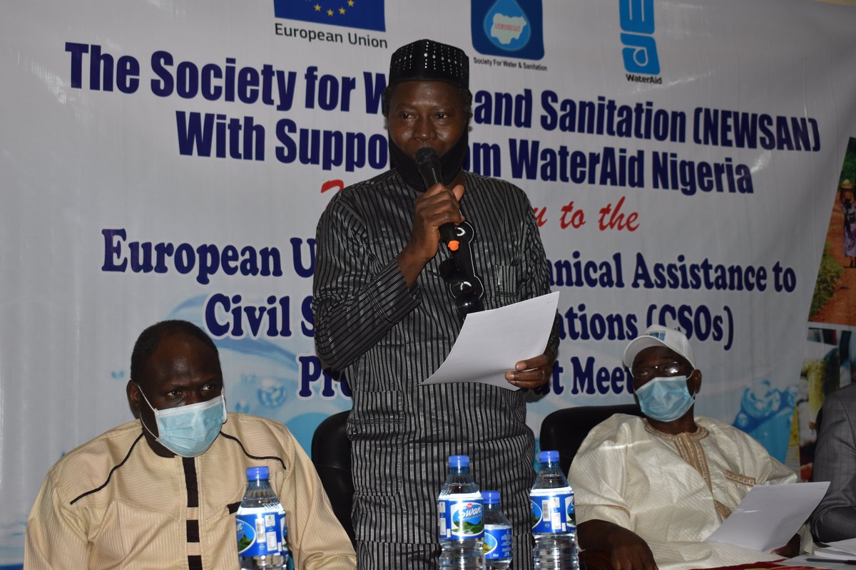 WaterAidNigeria's tweet photo. 'We need to galvanise our achievements in the water, sanitation and hygiene sector through the implementation of the EU - Technical Assistance to CSOs project and identify actions that will sustain them.' - Director of Programmes, WaterAid Nigeria - Adebayo Alao https://t.co/Z6o52XVenh