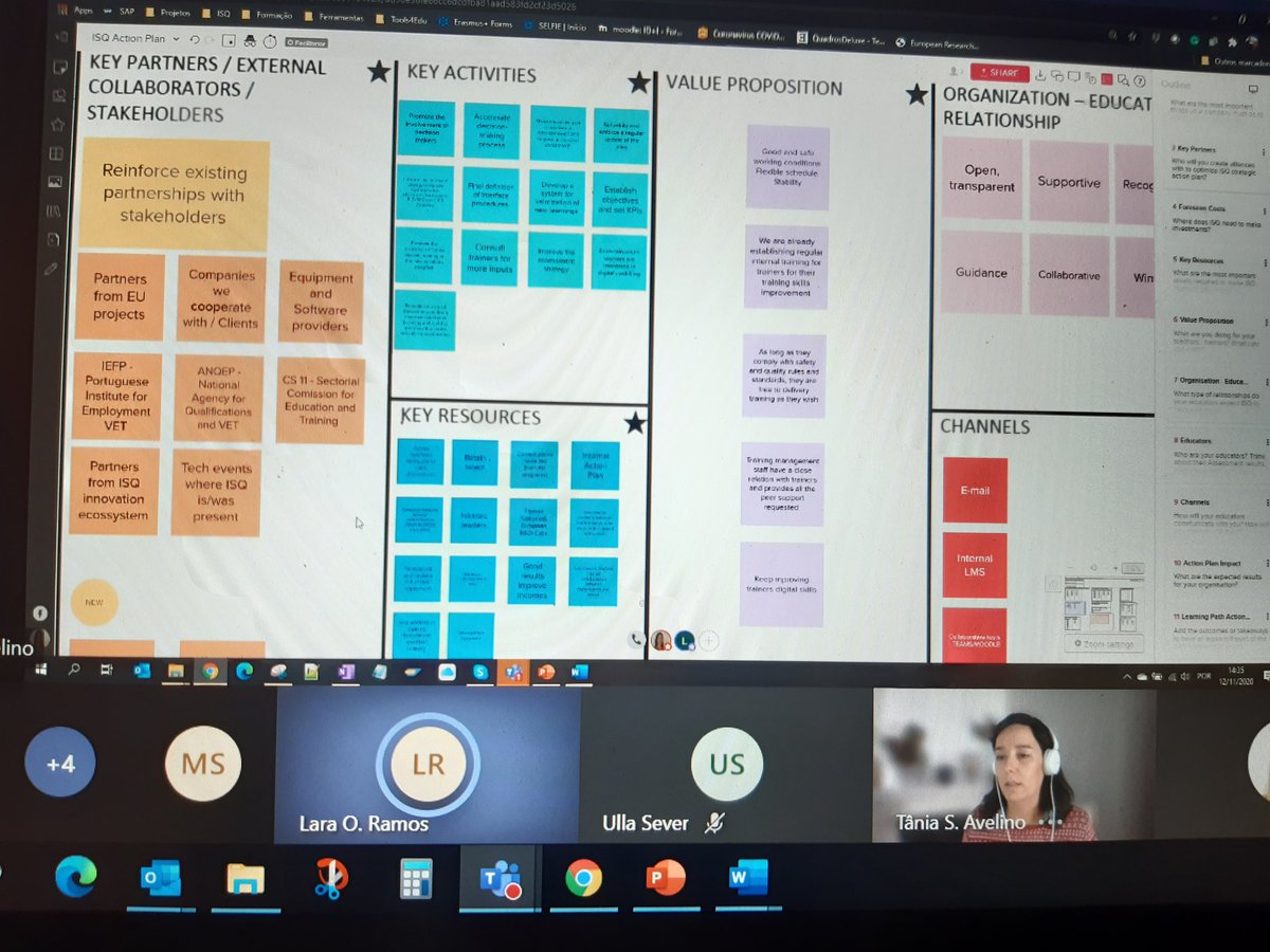 eulearningpath's tweet photo. Last day of our final meeting ended with action plans for the next steps. Great discussions, sharing and developing together!
Visited Lisbon virtually &amp; had a disco online 😁🕺💃
Thank you to all the participants!
#digitalcompetence #digitalization #DigCompEdu #DEAP #ErasmusPlus https://t.co/eEXkYlIp1D