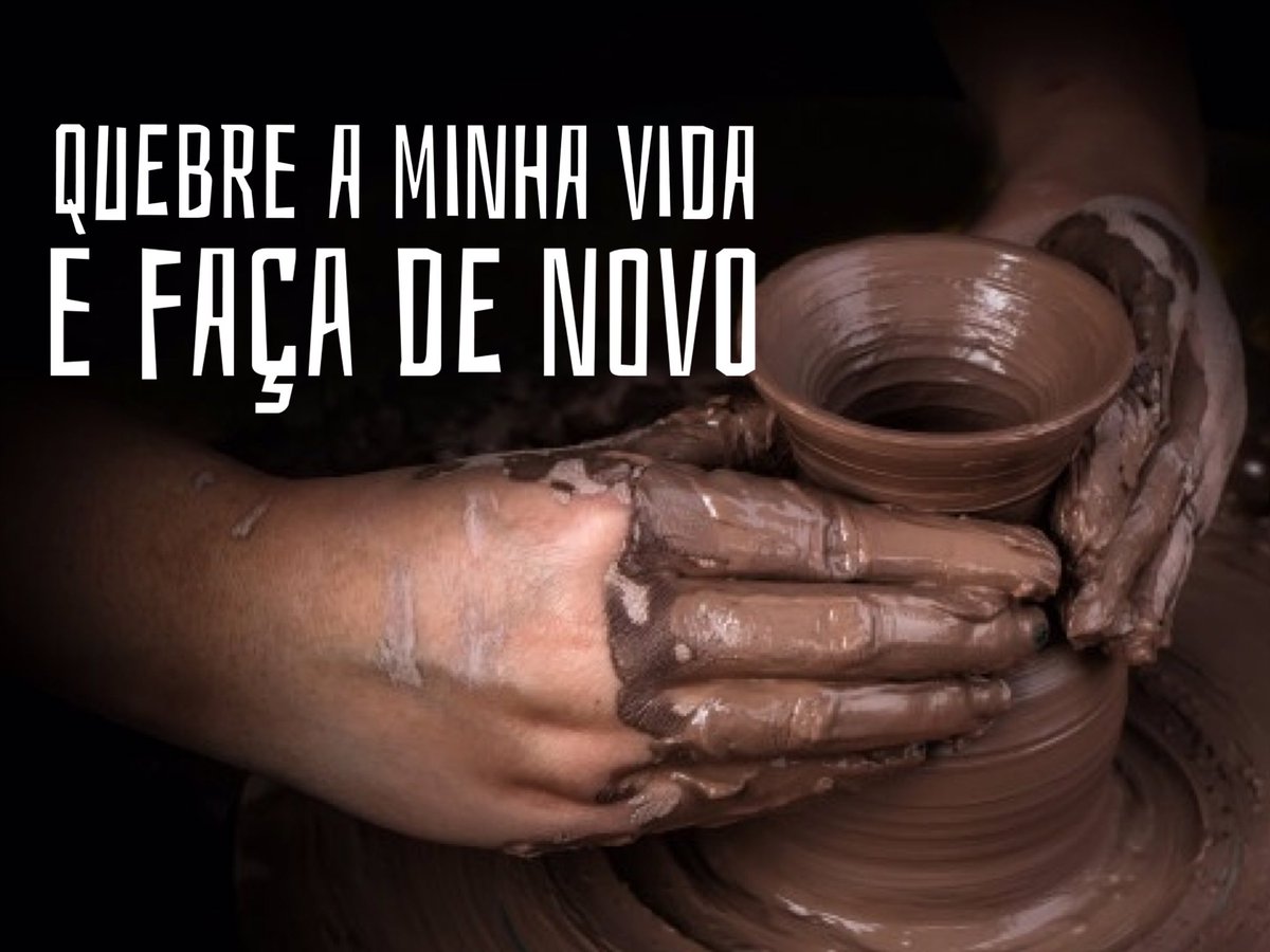 Thiarllesbp's tweet photo. #jr18 “Como barro nas mãos do oleiro, assim são vocês nas minhas mãos...” Jr 18:6 #rpsp https://t.co/5bPwJBxbv2