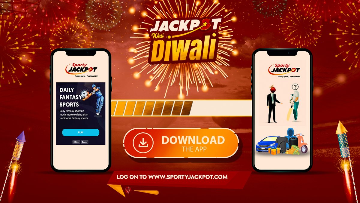 SportyJackpot's tweet photo. #Diwali #Diwaliwishes  

Ab dher sare MERCHANDISES aur JACKPOTS jeetna aur bhi aasan😍💸🏆

Banaiye apni Diwali JACKPOT wali💸🎁
@sportyjackpot App Download Kijiye aur jitiye dher sare Inaam💪🎇🔥

Link in Bio☝️

#DiwaliCelebration2020 #HappyDiwali https://t.co/kabOIGtUTx