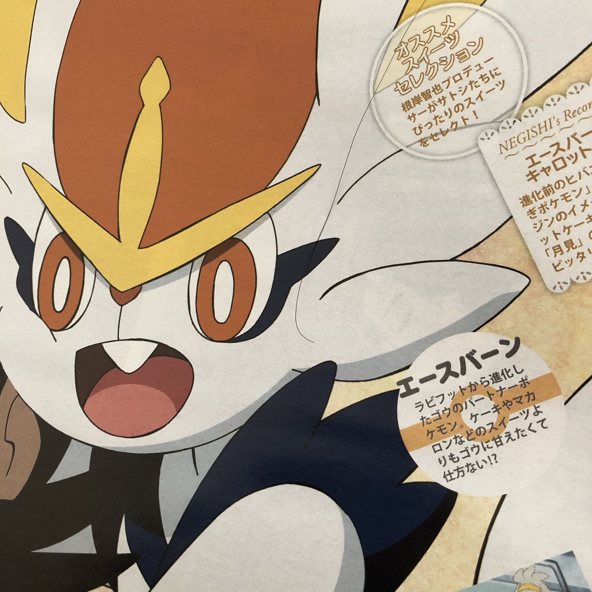 おたすけ ゴウのエースバーンが雑誌情報通り甘えん坊で可愛い アニポケ Anipoke T Co N09rzvd6t4 Twitter