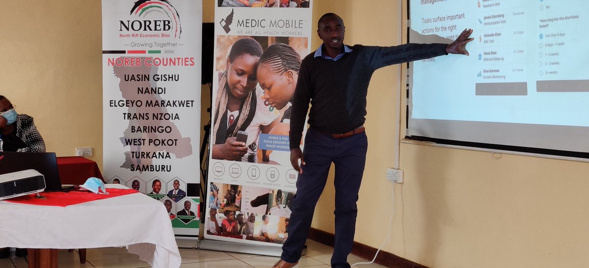 dericklungaho's tweet photo. @NorebKE CEO Dr. Dominic Biwot making his opening remarks during the Digitization of Community Health Services Workshop in Kapsabet today. @Medic was represented by @SimonMbae @dericklungaho @Michael_Korir https://t.co/jtEGEGC71k