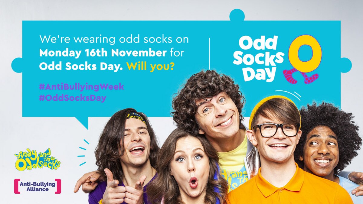 BPSLisburn's tweet photo. On Monday we are wearing ‘Odd Socks’🧦to highlight #AntiBullyingWeek &amp; through circle times👧🏼👦🏻we will be discussing the topic. This also promotes part of our School Code #BeingAGoodFriend and #ShowRespectToEveryone    #OddSocksDay https://t.co/ZojdrrjgiI
