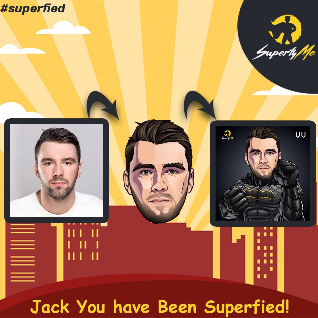 SuperfyMe's tweet photo. You have been Superfied @jackbutcher

We’ve built SuperfyMe using your lessons from build once sell twice. We hope you like the concept! 

Thanks for inspiring us to get started. 

Here’s a little thank you, DM us if you would like a different hero!

#superfied #superme https://t.co/Krjr7629aX