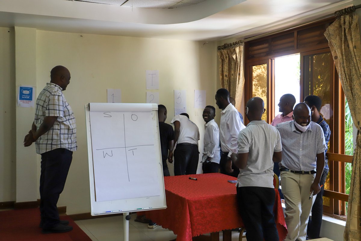 Day2 got our team doing a SWOT analysis of the company. This is not just an activity we are doing for the sake of doing it, but it has turned out to be an opportunity to engage the team and learn together. 

#BoldEnergyRetreat #Mbale #Day2