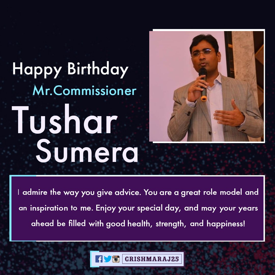 GRISHMARAJ25's tweet photo. Haply Birthday Big Brother
@TusharSumeraIAS https://t.co/bzuSH1LjyF