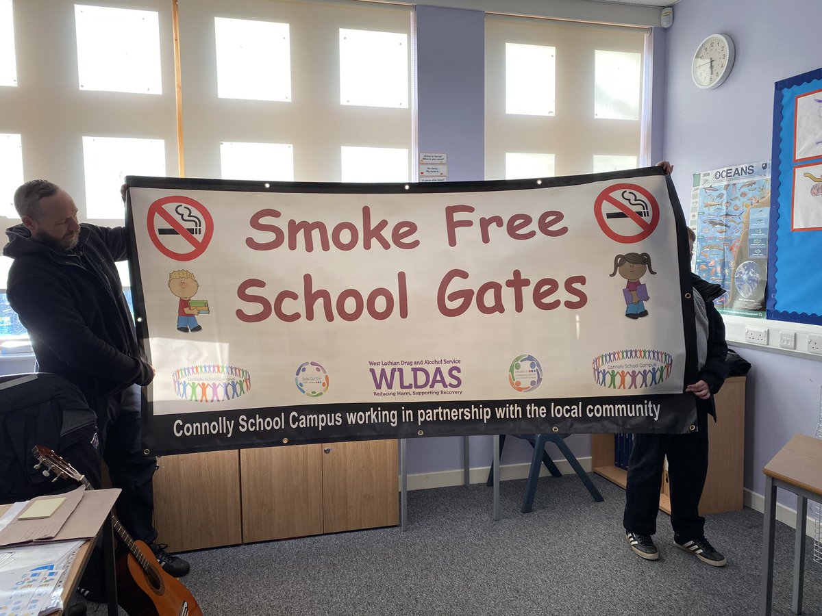 MrsHasan9's tweet photo. @Class4CSC have worked with #smokefreeschoolgates #wldas to create a banner for @wlconnolly so proud of all your hard work on this boys! https://t.co/alCgnhbxBz