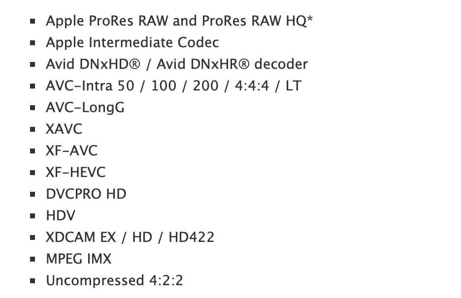 mpeg 2 decoder mac