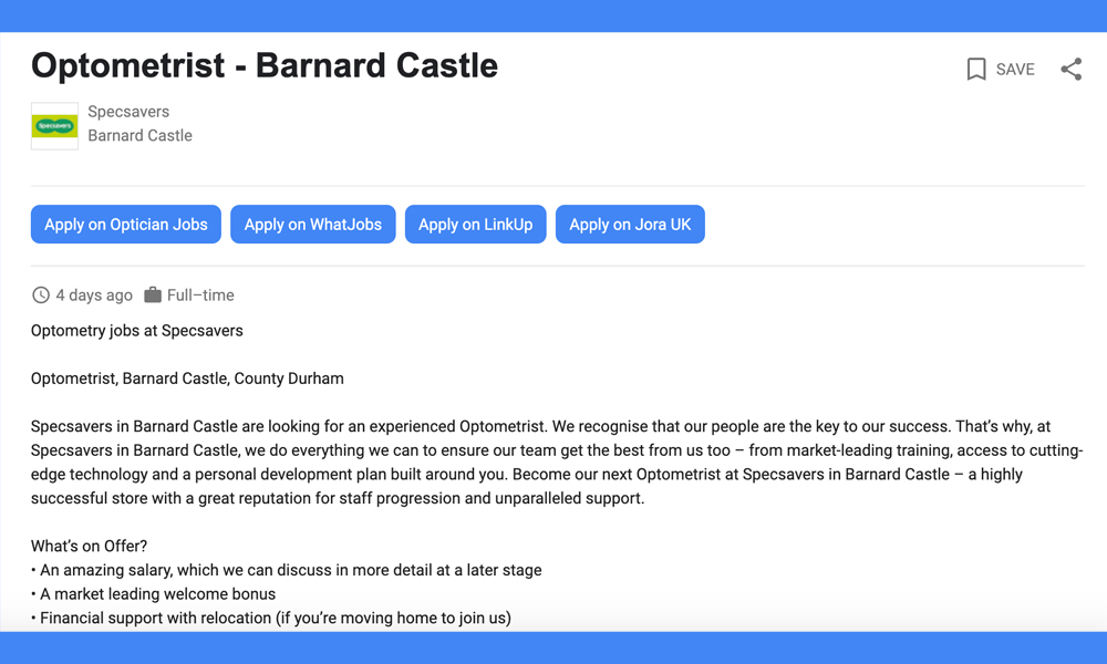 Four days ago, Specsavers announced a new opening for an Optometrist at their Barnard Castle branch.

Yesterday, Dominic Cummings said he would be leaving his role in Downing Street.

Coincidence? Surely not.

#DominicGoings