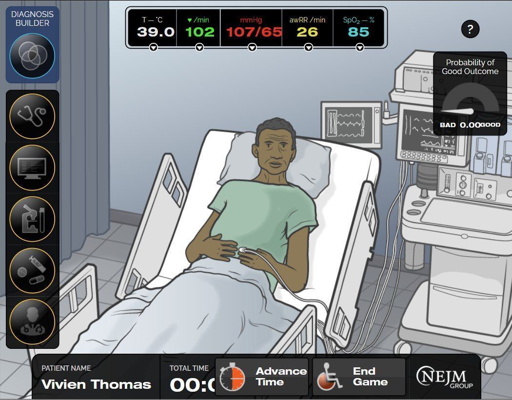 smiba_medicina's tweet photo. #Simuladores para el Manejo y Tratamiento de Pacientes #COVID19 #NEJMGroup
Para diferentes Niveles de Gravedad de la Enfermedad:
1 - Paciente Leve
2 - Paciente Moderado
3 - Paciente Grave
4 - Paciente Crítico
5 - Nivel Experto
SIMULADOR COVID ► https://t.co/wbu1Zinwth https://t.co/uoukWV2xAU