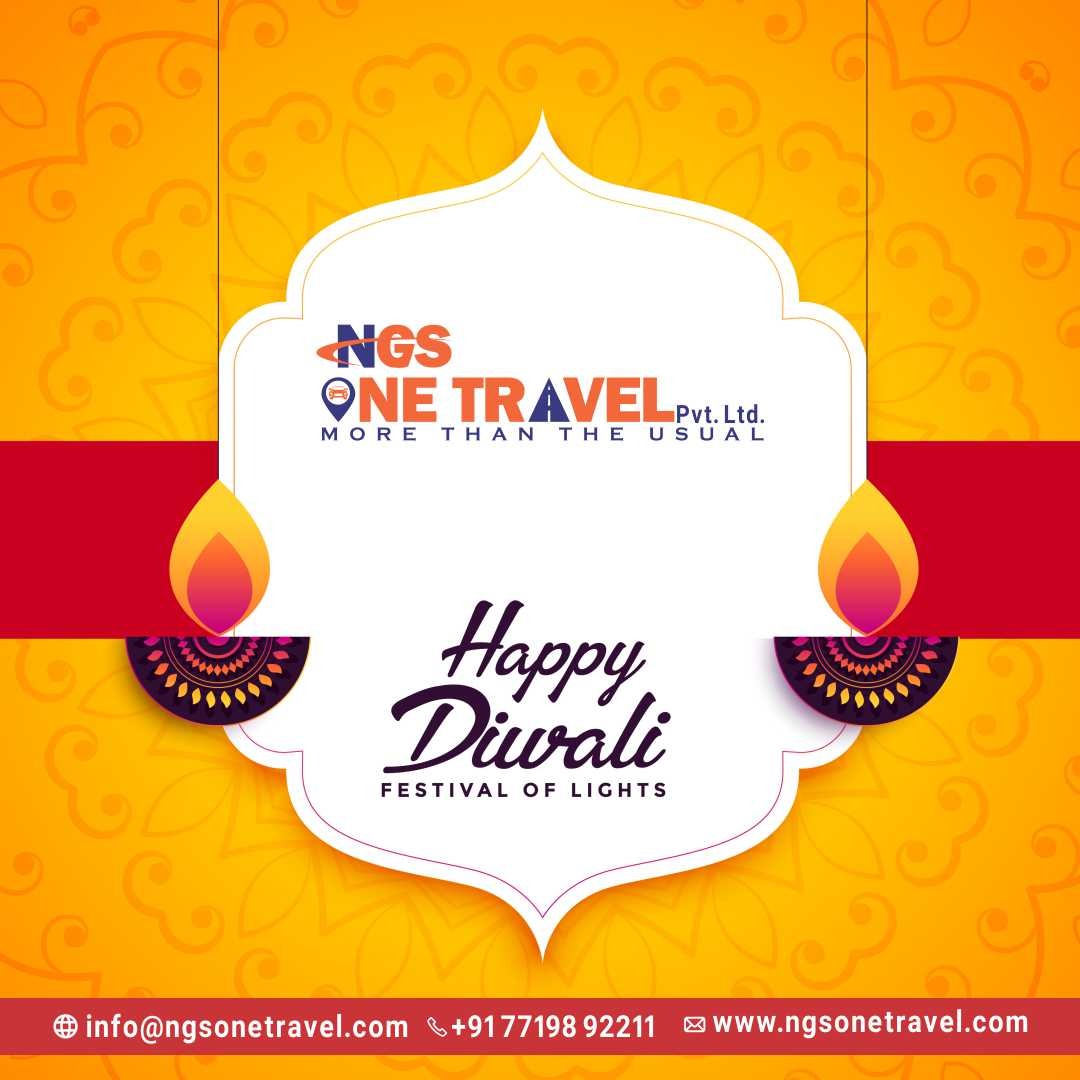 With gleam of auspicious Diyas and the holy chants, may happiness and prosperity fill your life forever! Wishing You & Your Family very Happy and Prosperous Diwali!🎆🤗🥳
#Diwali2020 #festivaloflights #ngsonetoursandtravels #OutstationCab #EmployeeTransportation #carsonrent