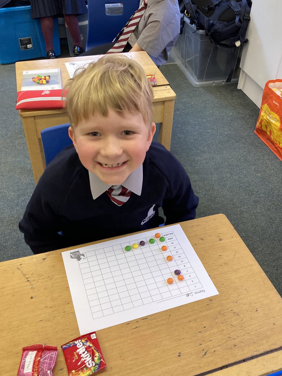 WinterfoldMaths's tweet photo. Fantastic morning in Year 3 maths! Building pictograms using darts and skittles! Lots of laughs &amp; learning! @winterfoldhs #WinterfoldYear3 #learningthroughfun #datahandlingweek https://t.co/vQHE3dGd4f
