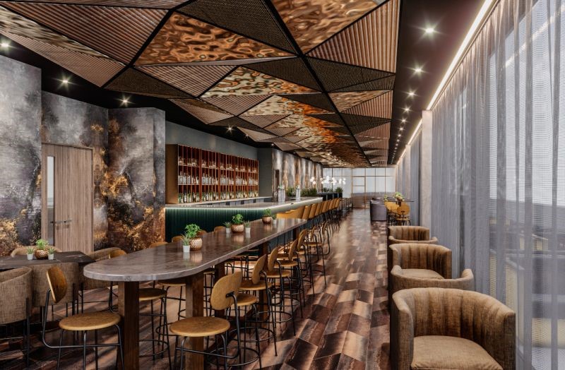 PCapitalPLC's tweet photo. Here's a peek into the incredible Sky Bar set to crown the Hilton Garden Inn, Fletton Quays in Peterborough – just one of our exciting branded hotel projects. 

📷 RGB Group

#Construction #HotelDevelopment #ResidentialDevelopment #NewHomes #HiltonGardenInn #Hilton #Peterborough https://t.co/CK7Au41kKR
