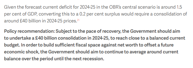 Second, the £40bn figure is oddly precise, given it's highly sensitive to an OBR baseline forecast that has a vast error term and is also now very out of date (eg its pre-winter lock down).