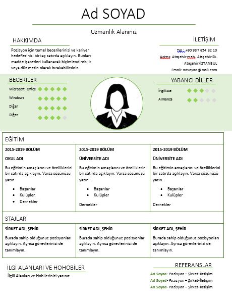 FormatCv's tweet image. CV Örnekleri | Cv Examples | Resume #cv, #resume