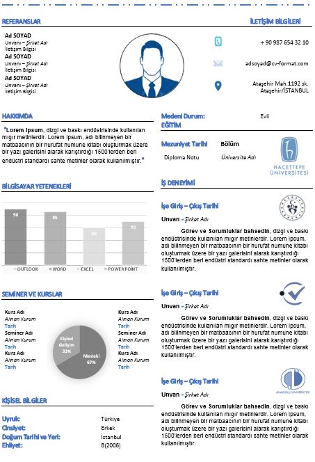 FormatCv's tweet image. CV Örnekleri | Cv Examples | Resume #cv, #resume