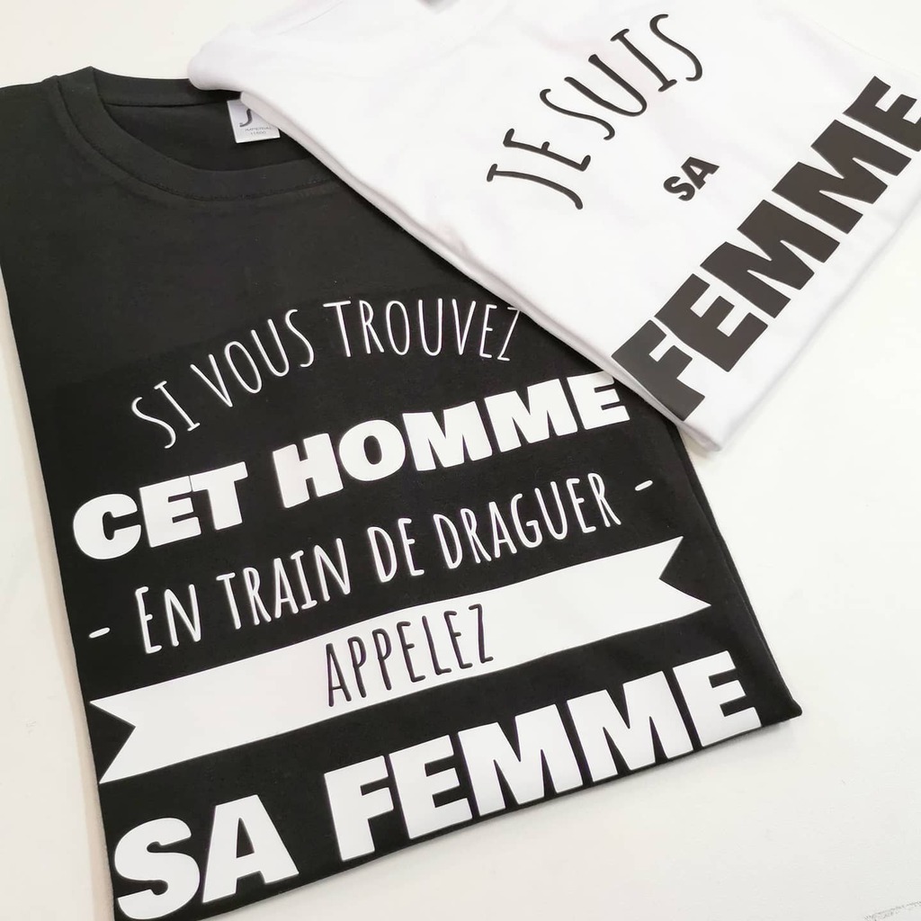 Labricotblanc's tweet photo. Les t-shirts de couples qui ont de l'humour 😂 
https://t.co/5fau2588ux

#couplelove #tshirt #dragueur #amoureuse #humour #humourfrançais #humourdemerde #mariage2020  #evjf #mariage2021 https://t.co/Gbqtoqx3uF https://t.co/G5lZvFw7mo