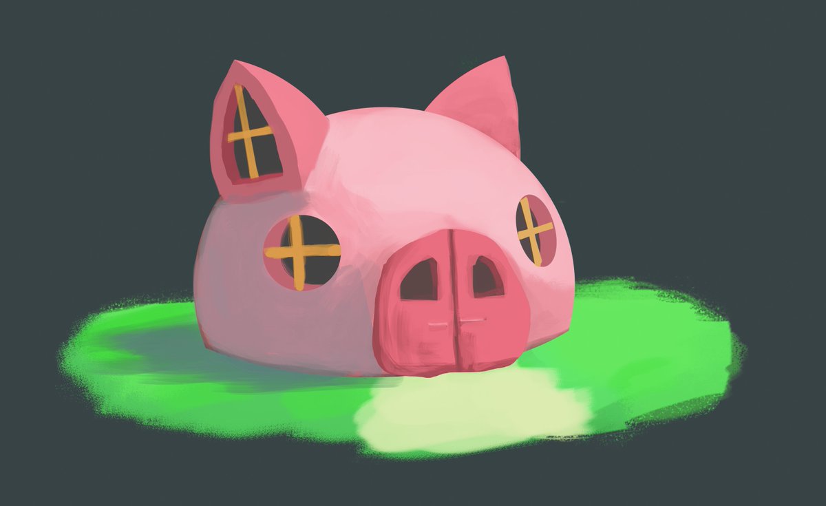 StefkaBun's tweet photo. New  30 min speedpaints!
"pig's house" &amp; "vanity"!

#dailyart #speeddraw #speedpainting #drawdaily #landscapepainting #30minutedrawing #conceptart #illustration #artstudy #NobodyArtistClub #SmallArtistClub #under10kgang https://t.co/EpudW4wkRj