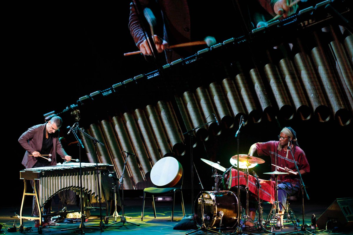 AuditoriumPdM's tweet photo. Live dall'Auditorium ma lo guardi da qualsiasi luogo! Rivivi con i nostri scatti il concerto di Hamid Drake e Pasquale Mirra al @RomaJazz! #JazzForChange https://t.co/OFELPXNtdZ
