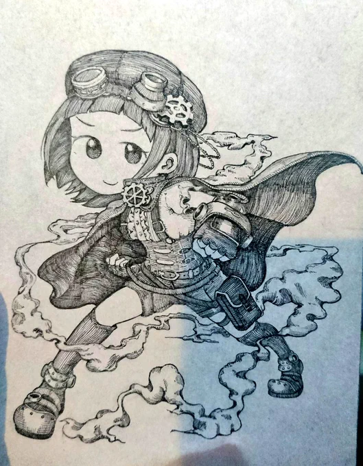 部屋掃除して原画探したけど見つかんなかったので見つけた人にモヨポイントあげます
#みんなのデフォ絵と等身絵の比較が見たい 