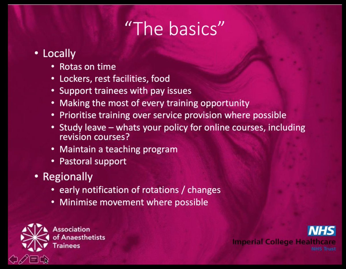 oldandbaffled's tweet photo. The dynamic duo of @karenstacey82 & @bobself_London next on wellbeing. Training impact (modules, exams, applications) significant & impact on trainees. Dr wellbeing not great pre Covid, and worsening. Repeated messages - KEY to get basics right #CoreTopicsLondon20 @Assoc_Anaes https://t.co/4Kw4VabzjK