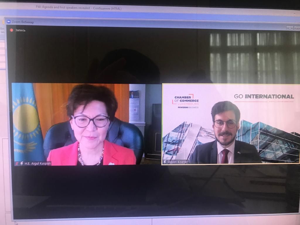 AigulKuspan's tweet photo. We thank @ccluxembourg and Honorary Council of Kazakhstan @sobotkabenedikt for hosting the discussion about investing in #Kazakhstan https://t.co/VSCggXMyGx