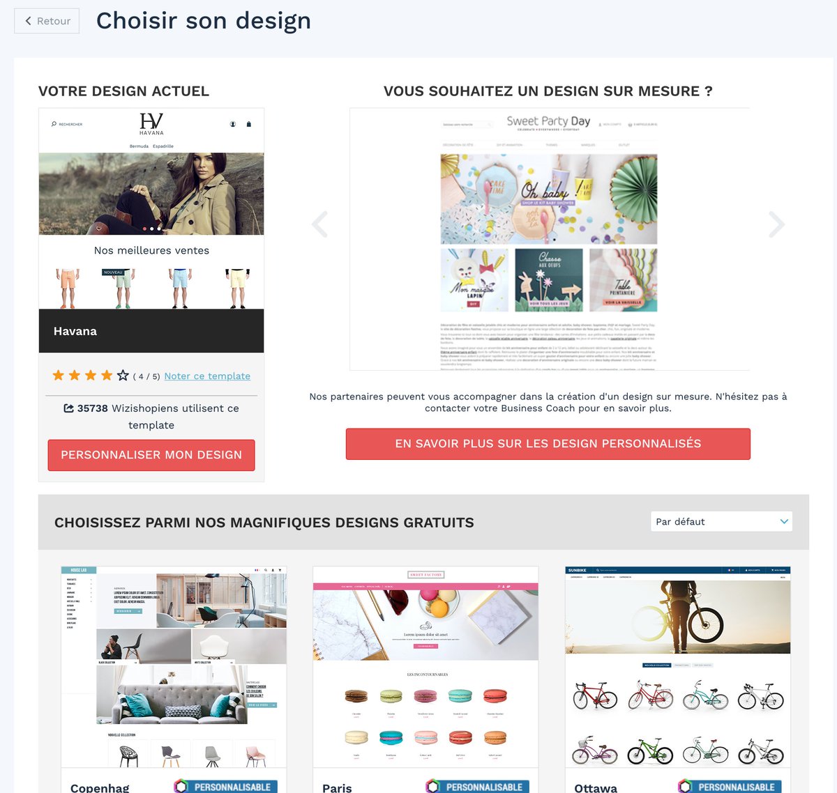 Exemple d'autre design gratuit. Il est possible de faire un design personnalisé (pas la peine de venir coller votre pub ici, allez sur le site  @WiziShop_fr ). #commerces  #digital  #wizishop