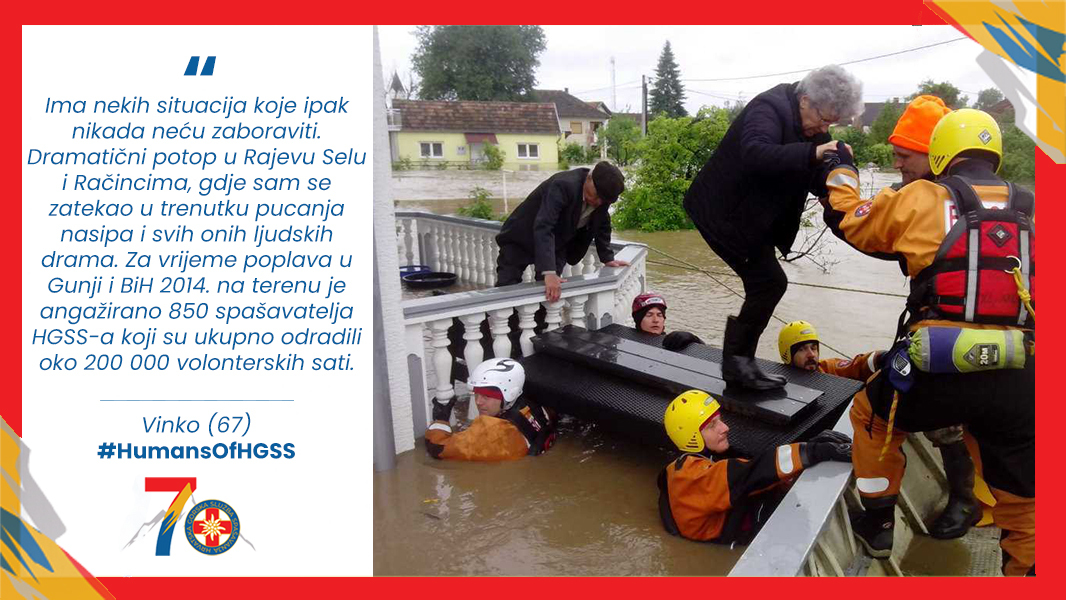 HrvatskaGSS's tweet photo. Spasiti nekome život najvažnija je stvar na svijetu. Znati i moći takvo što, velika je odgovornost. Biti gorski spašavatelj za Vinka nikada nije bio hobi, već životni put. #HGSS70 #HumansOfHGSS #LjudiHGSSa (3/4) https://t.co/hFd9uc3fT5