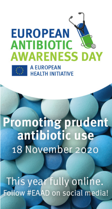 COMBACTE's tweet photo. November 18 is the European #Antibiotic Awareness Day #EAAD founded by @ECDC_EU. There is a lot to share and highlight from #COMBACTE as a project aiming to combat #antimicrobialresistance in Europe. Stay tuned! @Eurosurveillanc @IMI_JU @EFPIA @WHO @ESCMID #antibioticresistance https://t.co/81BGrTOstx
