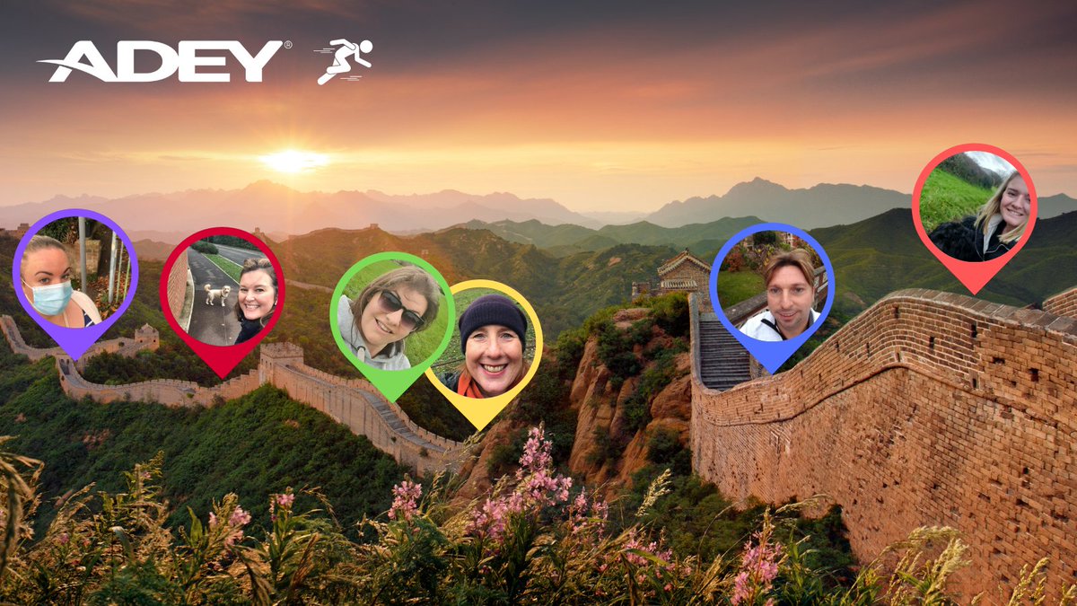 ADEY_Pro's tweet photo. #AdeyBigStepChallenge is happening! Here's the Marketing Marauders team walking (virtually) the Great Wall of China.
#Wellbeing #TeamADEY https://t.co/ylGzvi6dBl