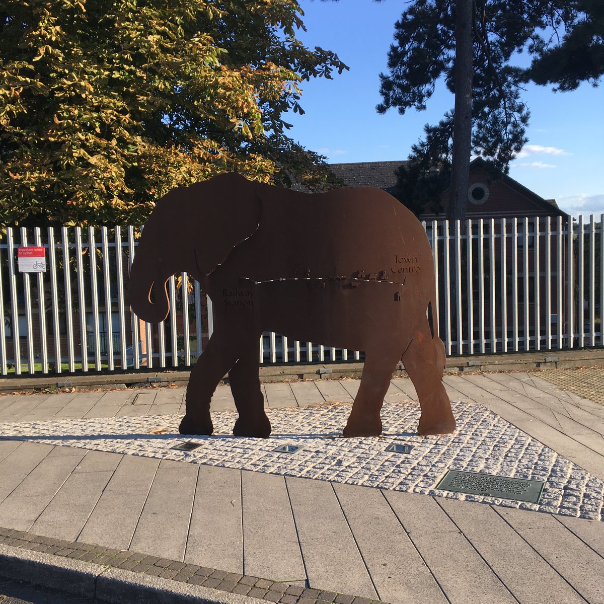 E is for  #Elephants in our  #AtoZofLockdownColchester. From Roman war-elephants to our historic water tower Jumbo, elephants have left their mark on Colchester. Today you can follow a trail of elephants from Colchester Station to the town centre. https://www.visitcolchester.com/things-to-do/fixing-the-link-p1249271