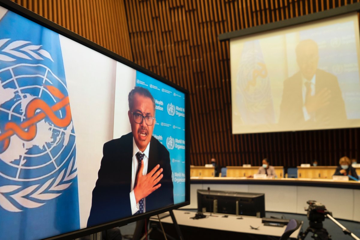 "We count it an honour to work for this great Organization, to promote health, keep the world safe and serve the vulnerable. We are  #ProudToBeWHO – your WHO"- @DrTedros