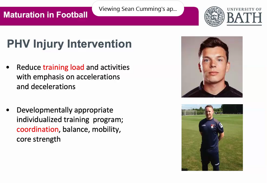 Can we adjust training during the growth spurt to mitigate this increased risk?